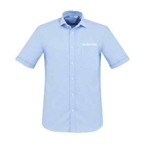 Mens Short Sleeve Business Shirt - J. A. Russell